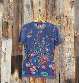 Johnny Was Johnny Was Eleanor Mesh Short Sleeve Tee - Carlie