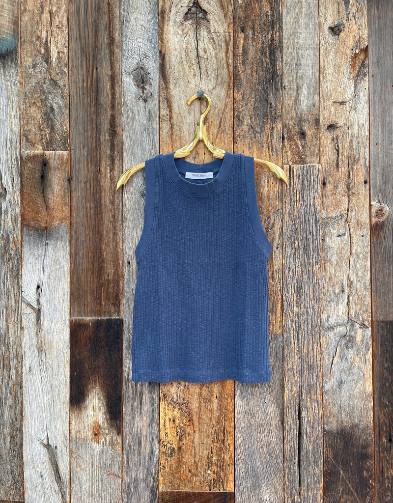 Project Social T Project Social T Player Racerback Rib Tank Navy