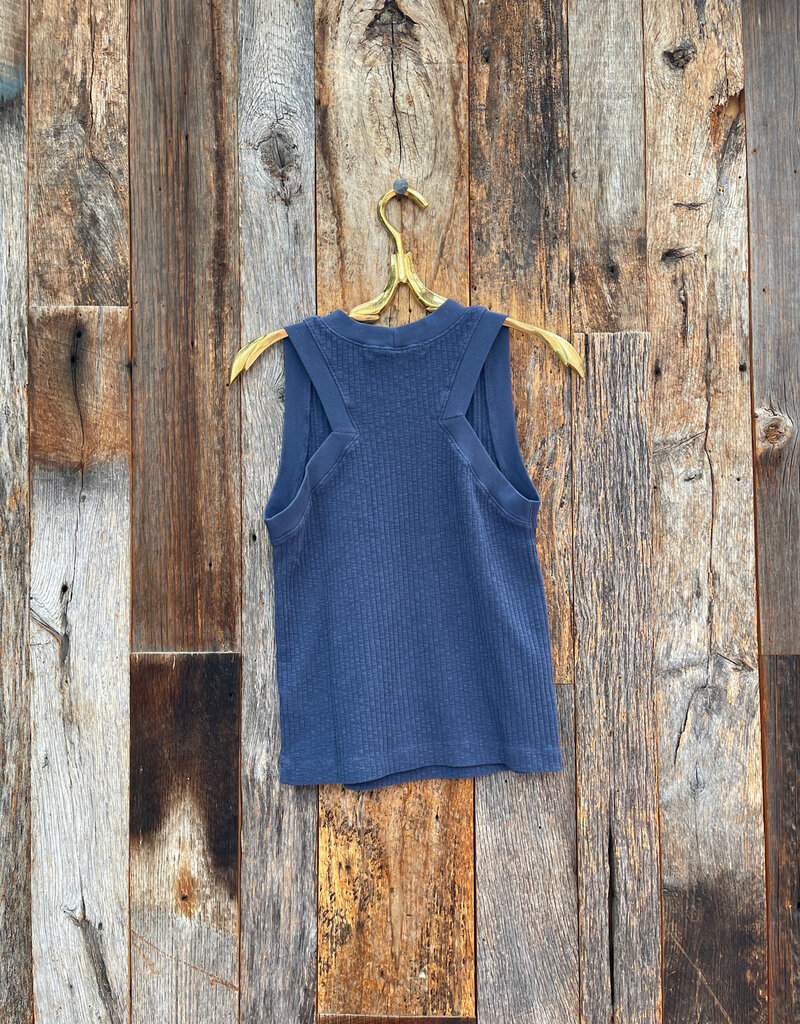 Project Social T Project Social T Player Racerback Rib Tank Navy