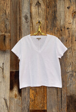 Lilla P Lilla P PA3123 Boyfriend V-Neck White