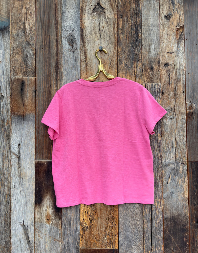 Lilla P Lilla P PA3123 Boyfriend V-Neck Rosebud