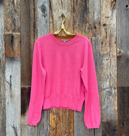 Lilla P Lilla P PA3034 Shirred Sleeve Sweater Calypso