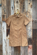 Lilla P Lilla P PA3118 Twill Paneled Shirt Dress Pecan