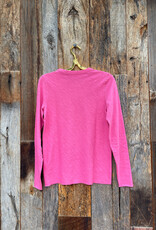 Lilla P Lilla P PA3125 L/S Bias Crewneck Rosebud