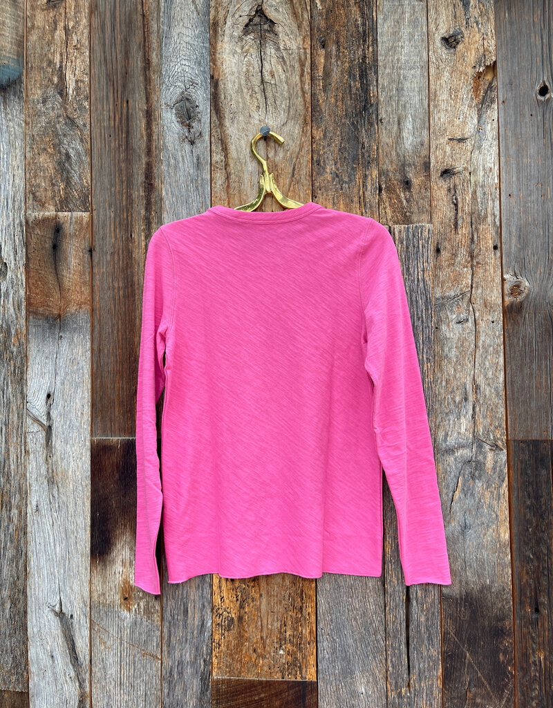 Lilla P Lilla P PA3125 L/S Bias Crewneck Rosebud