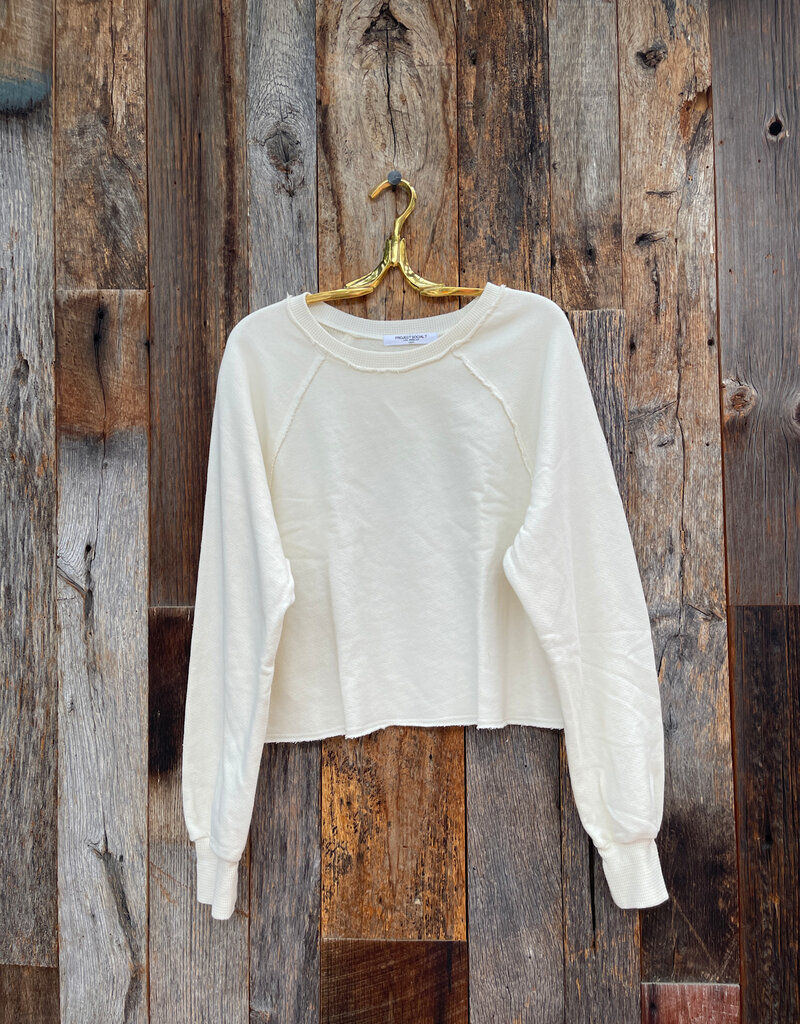 Project Social T Project Social T Paris Raglan Sweatshirt Cream