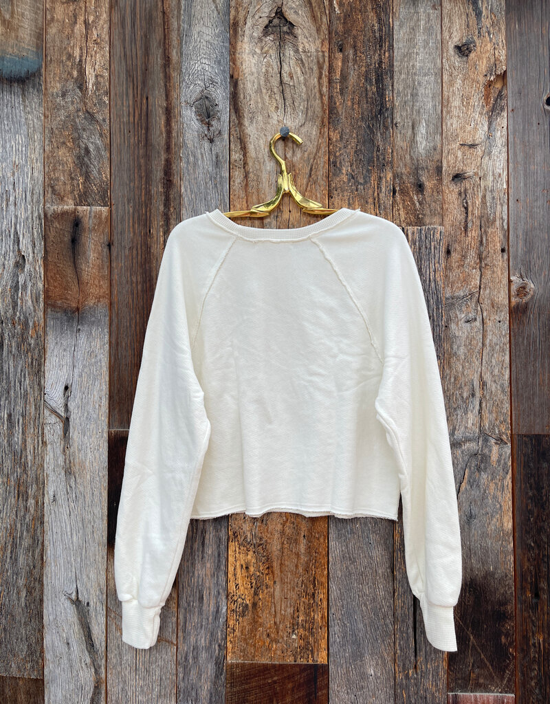 Project Social T Project Social T Paris Raglan Sweatshirt Cream