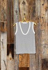 Perfect White Tee Jordan Stripe Tank Navy