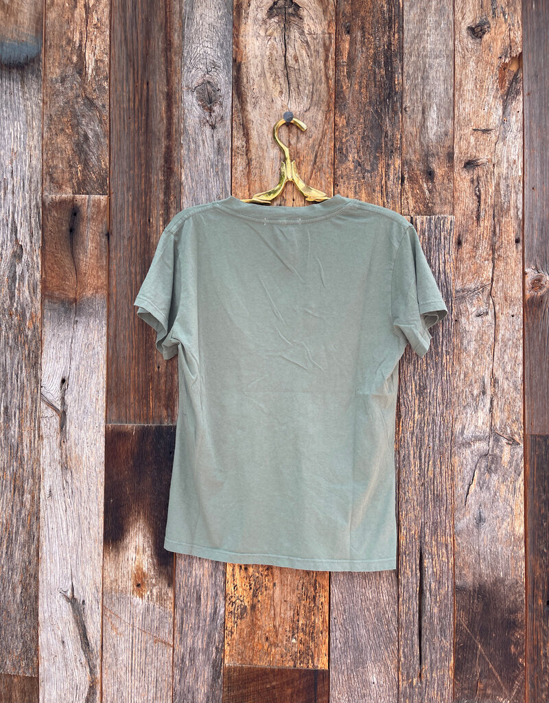 Perfect White Tee Hendrix S/S Boxy V-Neck Tee Aloe