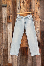 Mavi Savannah Straight Leg High Rise Bleached Classic Blue Jeans