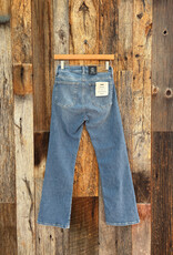 Mavi Anika Cropped Flare Mid Brushed Flex Blue Jeans