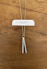 Chocolate & Steel Love You To The Moon 16"-18" SS