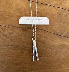 Chocolate & Steel Love You To The Moon 16"-18" SS