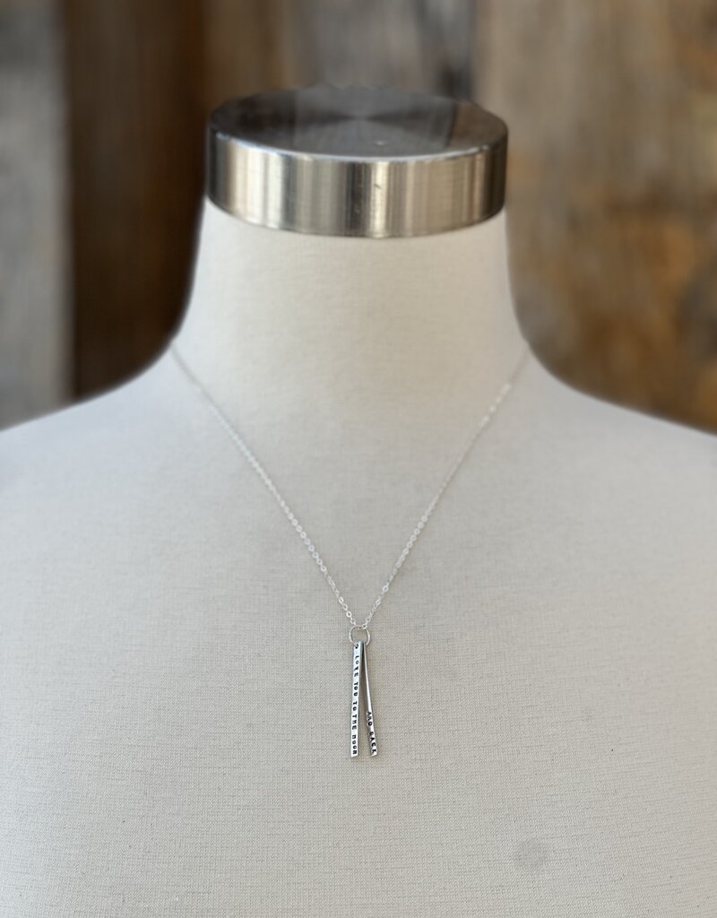 Chocolate & Steel Love You To The Moon 16"-18" SS