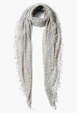 Chan Luu Chan Luu Cashmere and Silk Scarf White Leopard