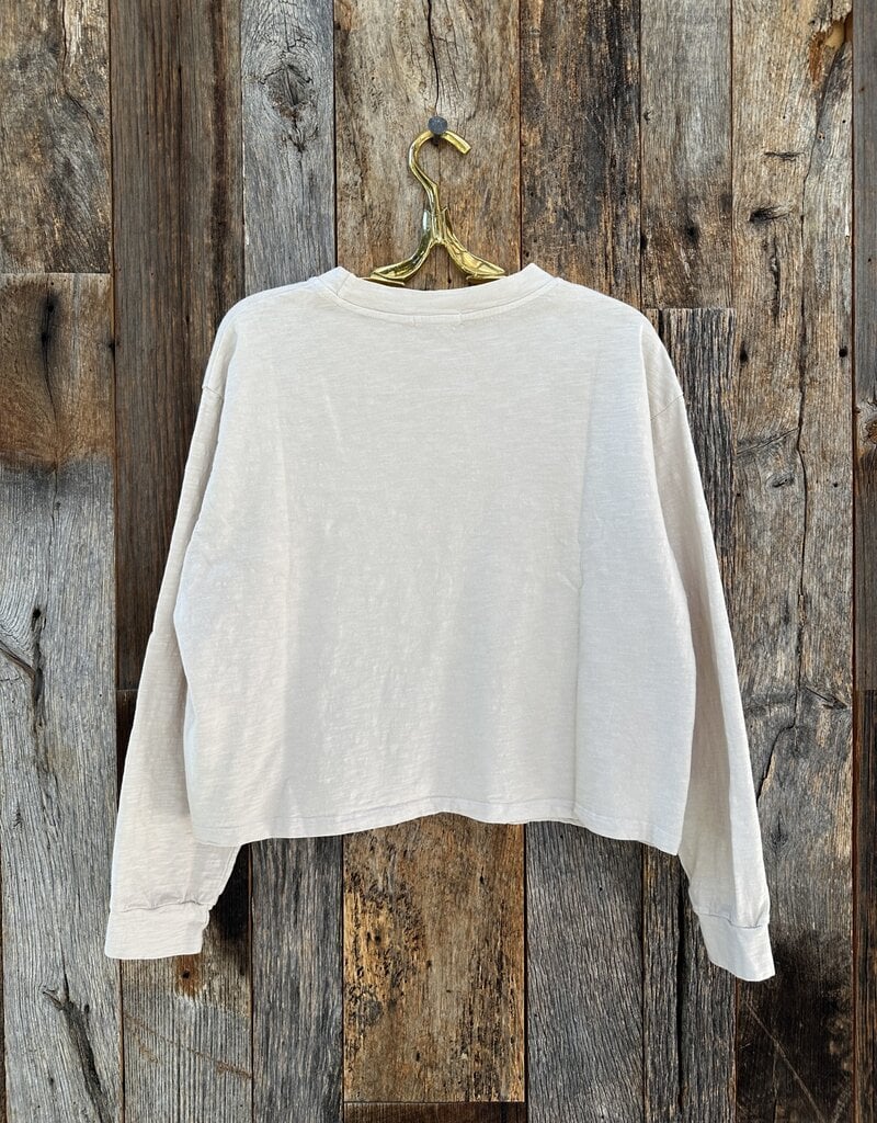 It Is Well L/S Boxy Tee Natural