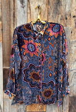 Johnny Was Johnny Was Oversized Audrey Shirt Sisi Burnout