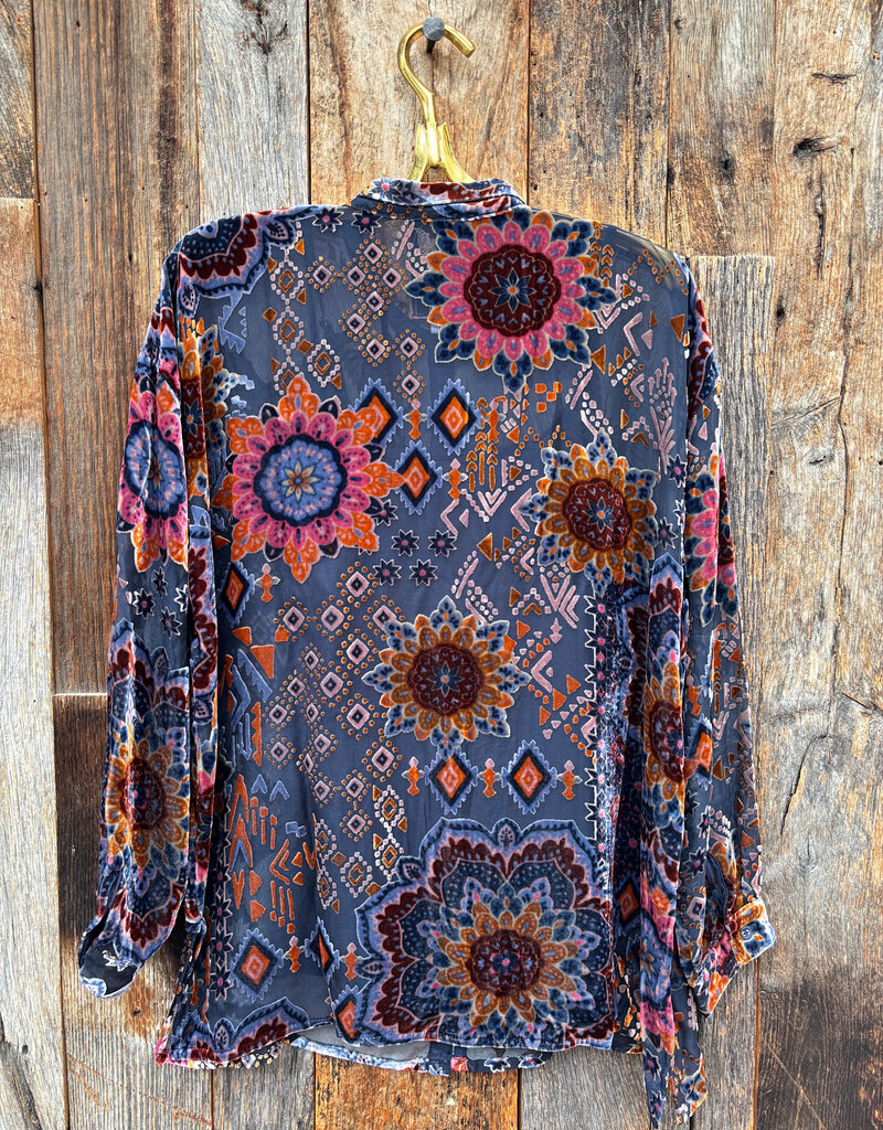 Johnny Was Johnny Was Oversized Audrey Shirt Sisi Burnout