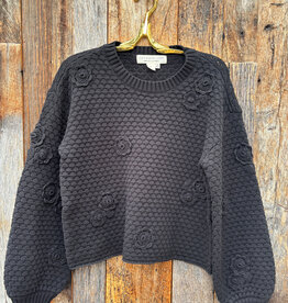 Saltwater Luxe Saltwater Luxe Long Sleeve Sweater - Black