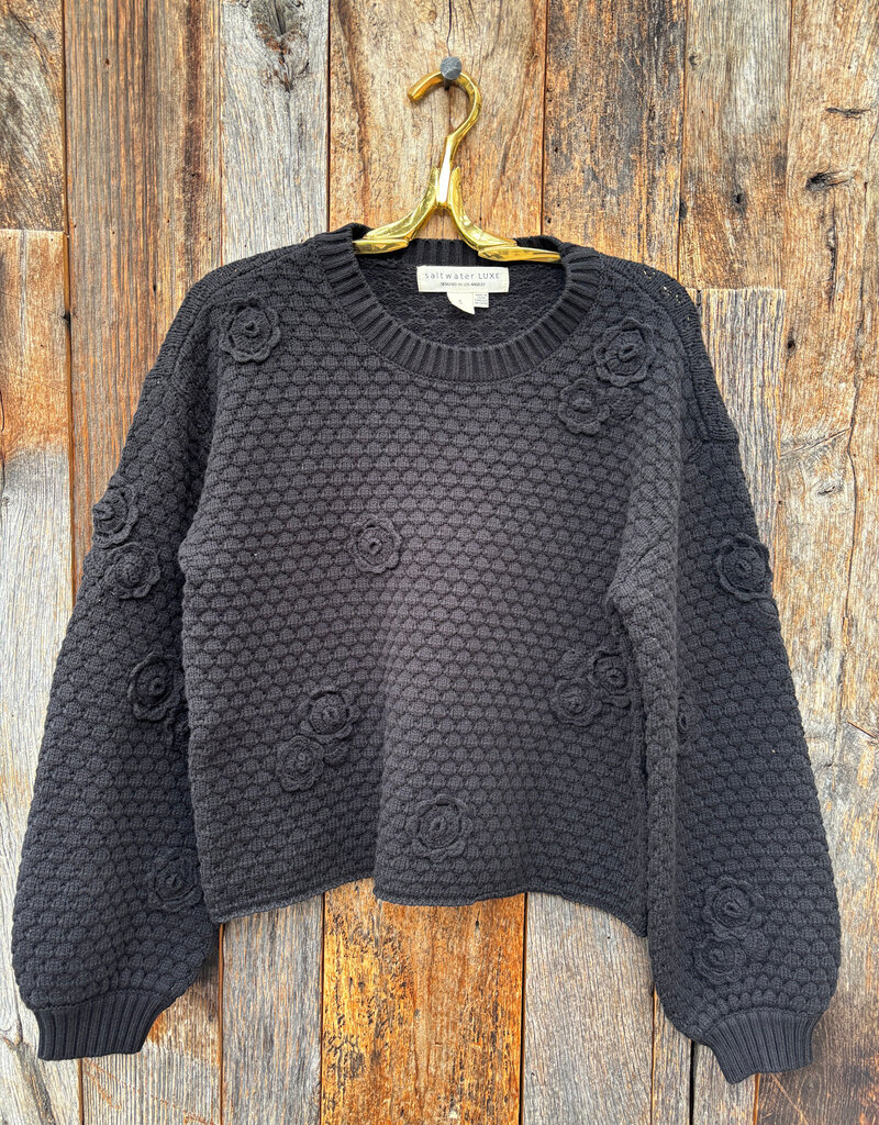 Saltwater Luxe Saltwater Luxe Long Sleeve Sweater - Black