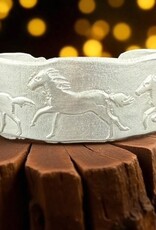 Ashton Handcrafted Jewelry Ashton Galloping Horses Cuff Bracelet