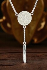 Ashton Handcrafted Jewelry Ashton SS Fiore Drop Necklace