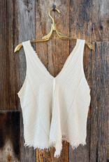 Milio Milano Milio Milano Cotton Gauze Tank Top Butter