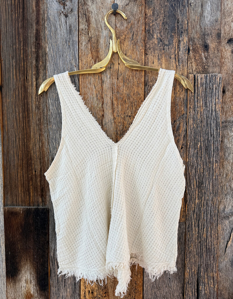 Milio Milano Milio Milano Cotton Gauze Tank Top Butter