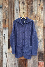 Paper Label Paper Label Marelle Cable Cardigan Dusk
