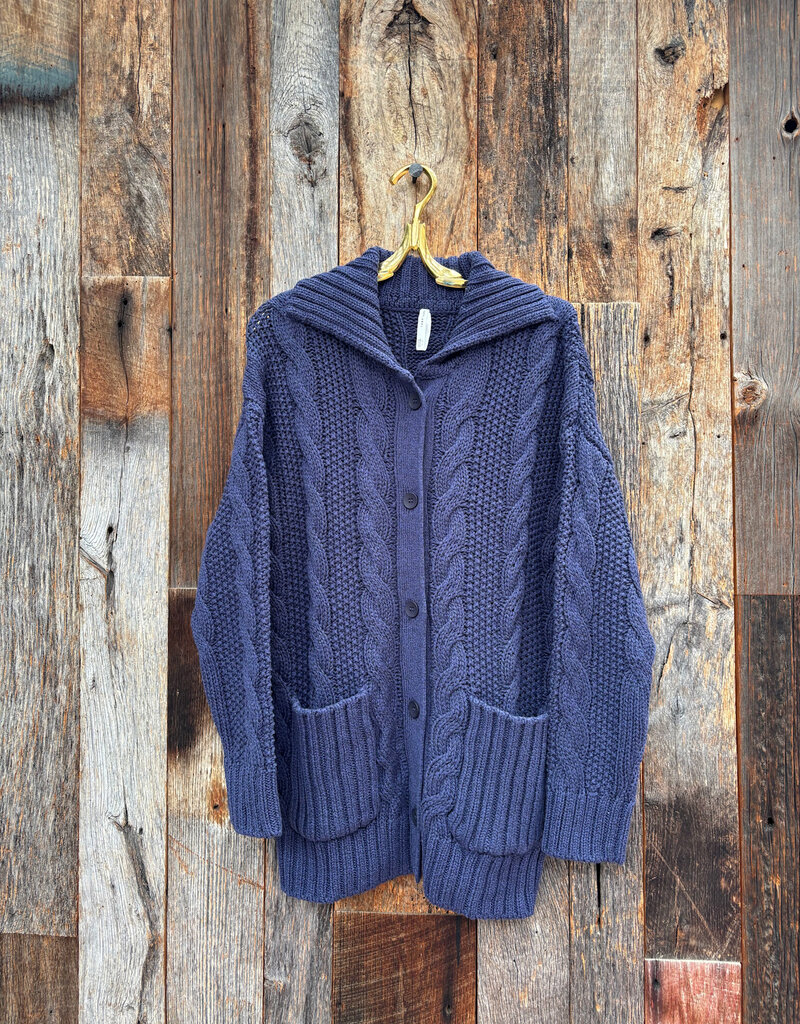 Paper Label Paper Label Marelle Cable Cardigan Dusk