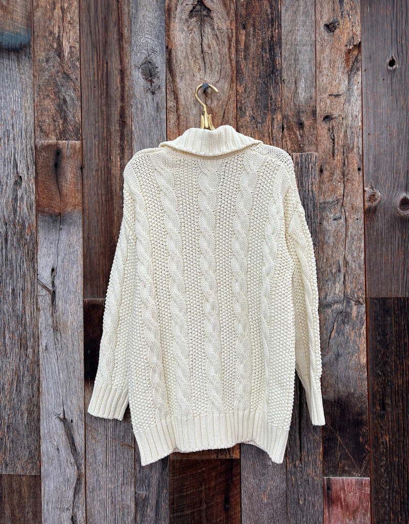 Paper Label Paper Label Marelle Cable Cardigan Butter