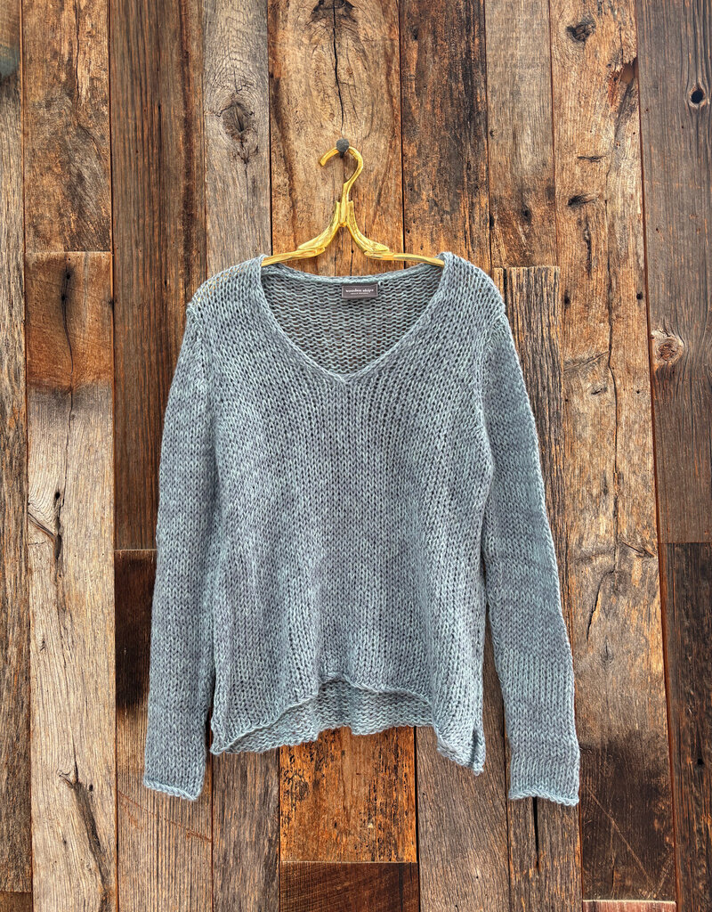 Wooden Ships Wooden Ships Georgie V Chunky Autumn Blue/Azure Slate Marl