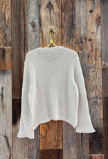 Wooden Ships Wooden Ships Alessa Cable Crew Almond Butter/Blush