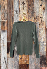 Lilla P Lilla P Rib Slub Long Sleeve Crew Lichen
