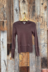Lilla P Lilla P Fitted Crewneck Sweater Mink
