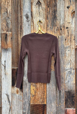 Lilla P Lilla P Fitted Crewneck Sweater Mink