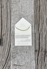 Vibe Bracelet Peridot Beaded