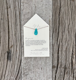 Vibe Necklace Amazonite Raindrop