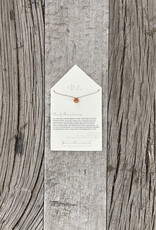 Vibe Necklace Peach Aventurine Pentagon