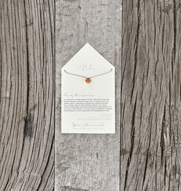 Vibe Necklace Peach Aventurine Pentagon