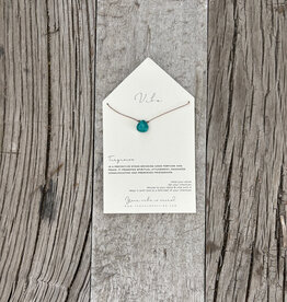 Vibe Necklace Turquoise Single Stone