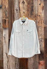 True Grit True Grit Jackson Cord L/S 2 Pocket Western Shirt Denim Blue
