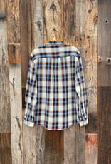 True Grit True Grit Indigos Plaids Winston L/S 2 Pocket Shirt Sun/Indigo