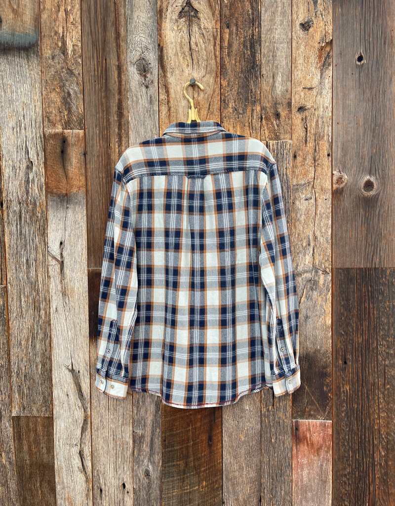 True Grit True Grit Indigos Plaids Winston L/S 2 Pocket Shirt Sun/Indigo