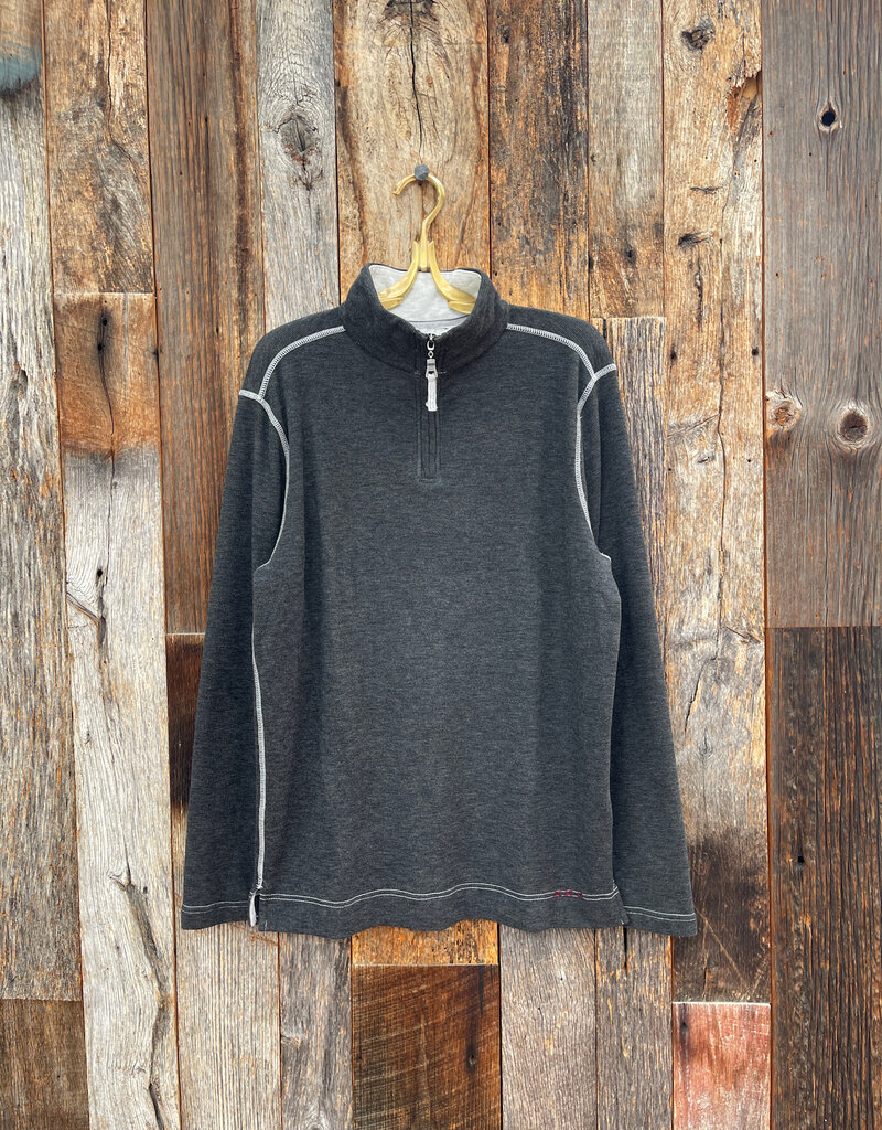 True Grit True Grit Daybreak 1/4 Zip Pullover Charcoal