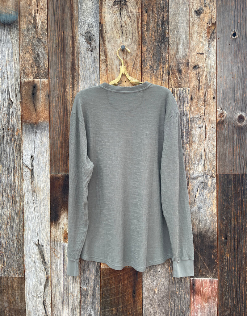 True Grit True Grit Waffle Slub L/S Henley Agave