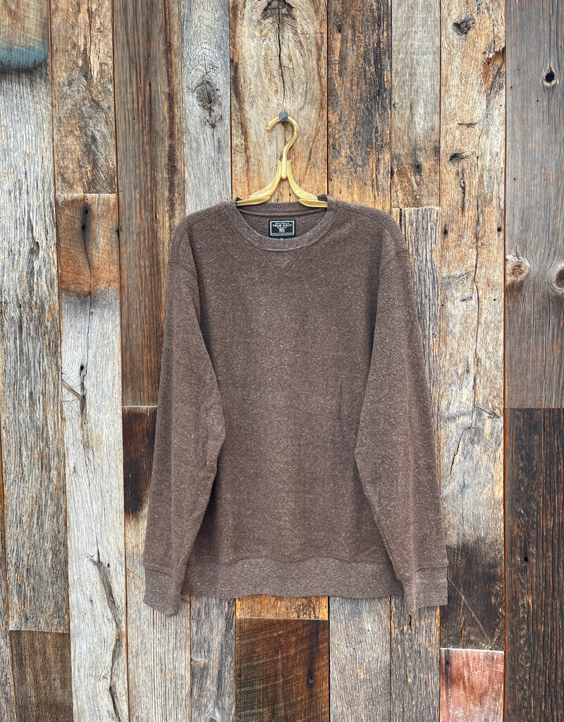 True Grit True Grit Apres Fleece Vintage Sweatshirt Brown