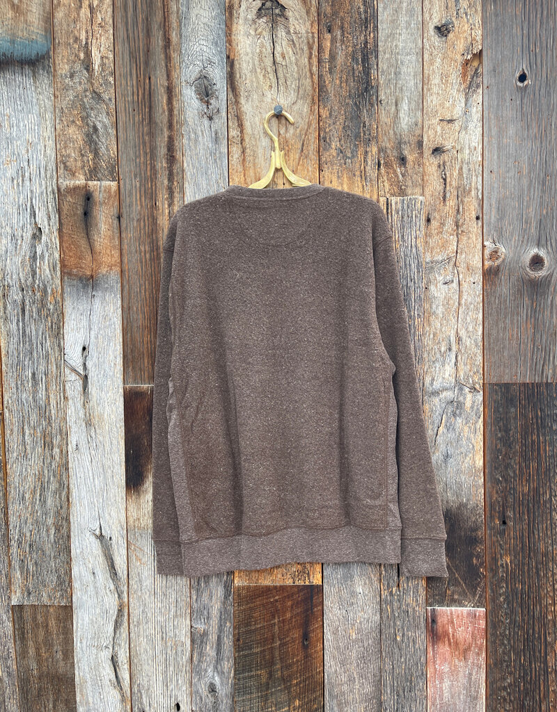True Grit True Grit Apres Fleece Vintage Sweatshirt Brown