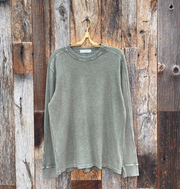 True Grit True Grit Jackson Knit L/S Modern Crew Agave