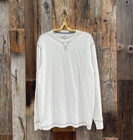 True Grit True Grit Heritage Slub L/S Crew Vintage Chalk
